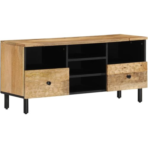 VidaXL TV omarica 100x33x46 cm trden mangov les Slike