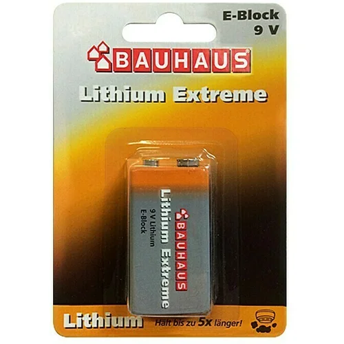 BAUHAUS Baterija 9 V (1.200 mAh, 1 Kom.)