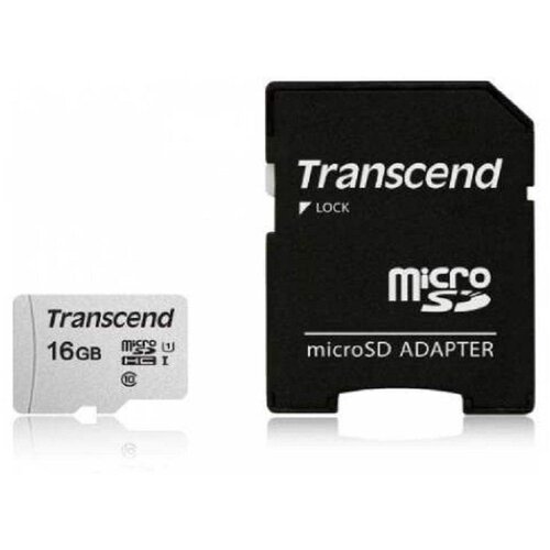 Transcend microSDHC 300S-A 16GB Class 10 UHS-I U1 Slike