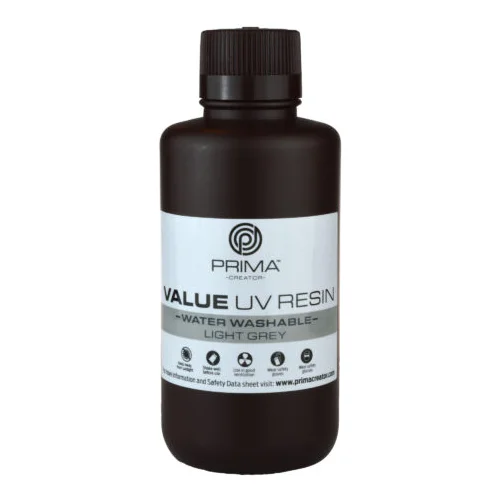  Resin UV Water Washable 500 ml Light Grey