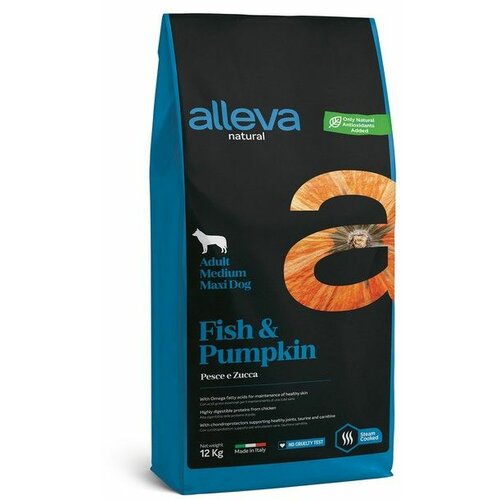 Alleva natural adult fish and pumpkin medium/maxi 12 kg Cene