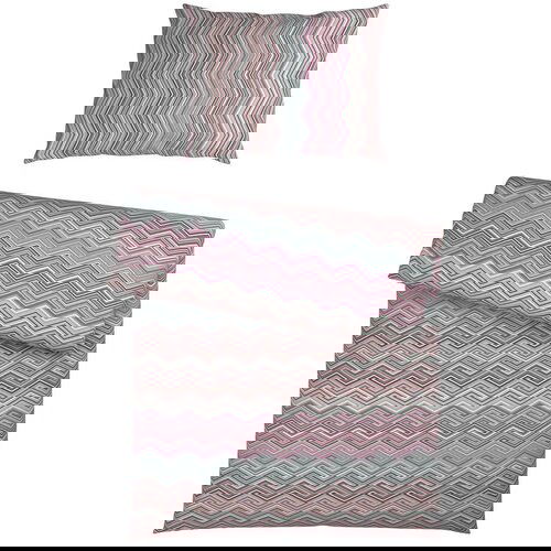 Mömax Posteljnina Zickzack, Sivovijolična, 60/80, 140/200 Cene