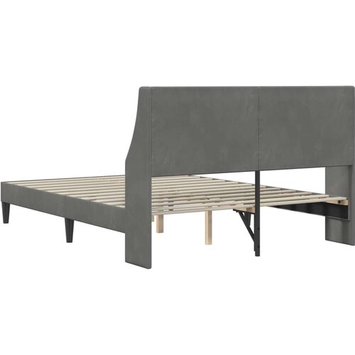  Okvir za krevet Tamnosiva 137 x 190 cm Bar&amp;scaron;un - Dupli Slike