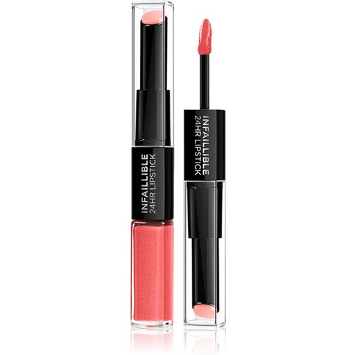 L´Oréal Paris Infallible dugotrajni ruž i sjajilo za usne 2 u 1 nijansa 506 Red Infaillible 5 ml Cijene