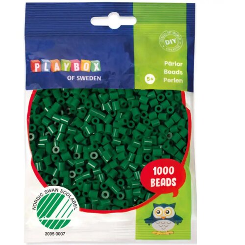 Playbox 5mm MIDI perlice za peglanje, 1000 komada, džungla zelena boja Cene