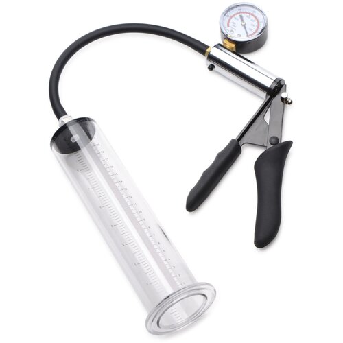 XR Brands Size Matters - Penis Pump Kit - Transparent Cylinder &amp;Oslash; 5cm Slike