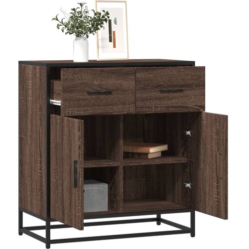  Komoda boja hrasta 68x35x76 cm konstruirano drvo Cijene