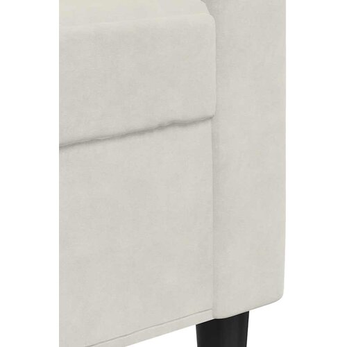  2-dijelni set sofa s jastucima krem bar&amp;scaron;unasti Slike