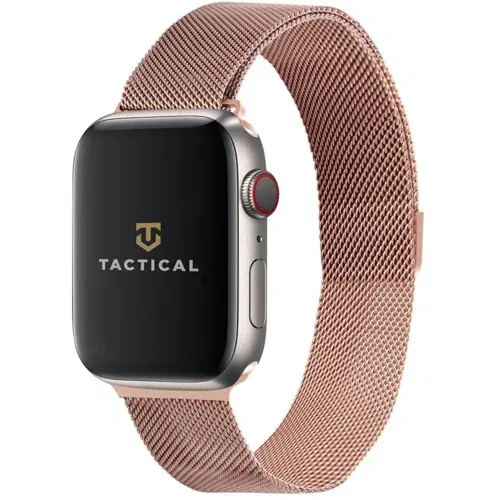 Onasi Kovinski pašček za uro Apple Watch 1 / 2 / 3 / 4 / 5 / 6 / 7 / 8 / 9 / SE 42/44/45 mm roza