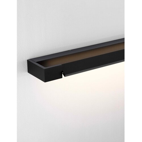 Nova Luce Mat crna LED zidna lampa aluminijska Arga &amp;ndash; Slike