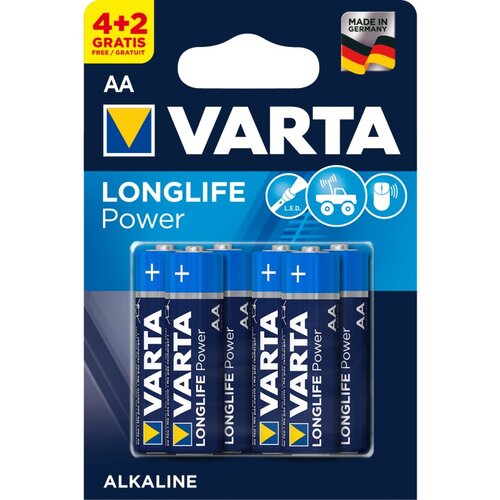 Varta Baterije High Energy 4+2 AA LR6 (4+2 kosov, 1,5 V) Slike