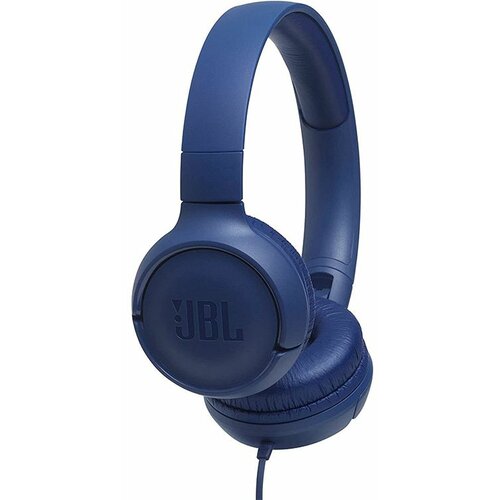 Jbl slušalice za telefon T500 wired on-ear/ plava Slike