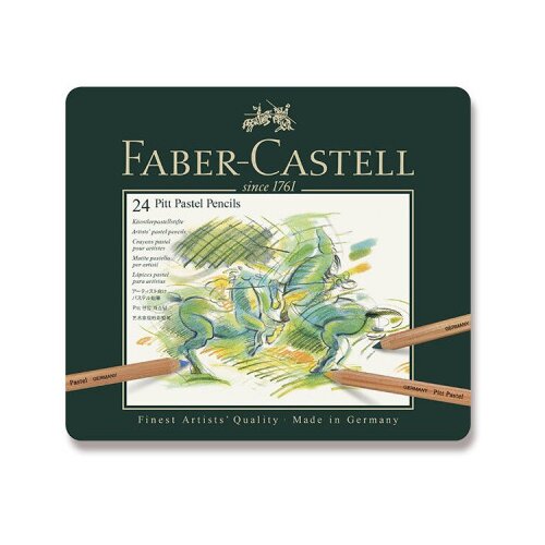 Faber-Castell Umetniške pastelne barvice Pitt Pastel - pločevinasta škatlica - 24 barv Cene