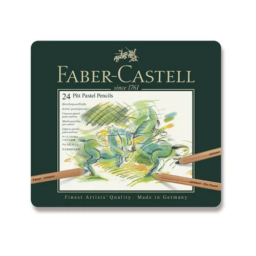 Faber-castell Umetniške pastelne barvice Pitt Pastel - pločevinasta škatlica - 24 barv