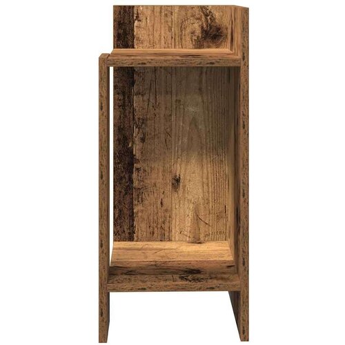  Pomoćni stolić s policom boja staro drvo 25 5x27x60 cm Slike