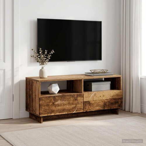  TV stalak 90 x 34.5 x 40 cm Staro drvo Konstruirano drvo Cijene