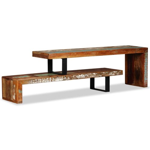 The Living Store Stojalo za TV iz trdnega predelanega lesa - TV Stojalo, (21493900) Slike