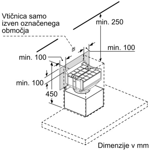 Bosch ugradni cleanair set za recirkulaciju DWZ0XX0J0 Slike