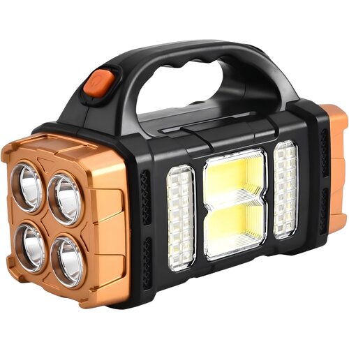 IZMAEL Solarna LED Kamperska Baterija s Powerbankom SR - 40475 - Zlatna / Crna Cijene