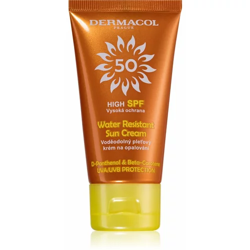 Dermacol Sun Water Resistant krema za lice za sunčanje SPF 50 50 ml