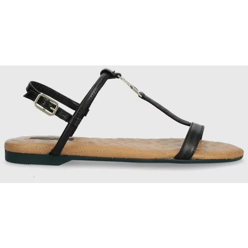 Patrizia Pepe Kožne sandale za žene, boja: crna, 8X0025 L048 FBE4