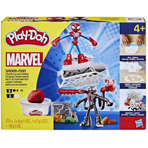 PLAY-DOH Marvel Spider-Man Launch &amp;amp; Suce Battle Slike