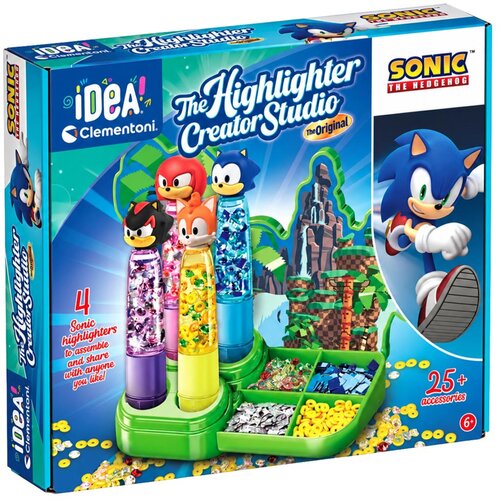 Clementoni Ideja! Jež Sonic marker za tekst i kreativni set - Slike