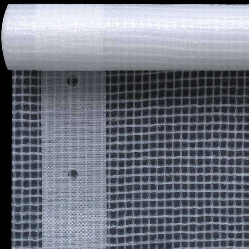 vidaXL Leno ponjava 2 kosa 260 g/m² 4x2 m bela Cene