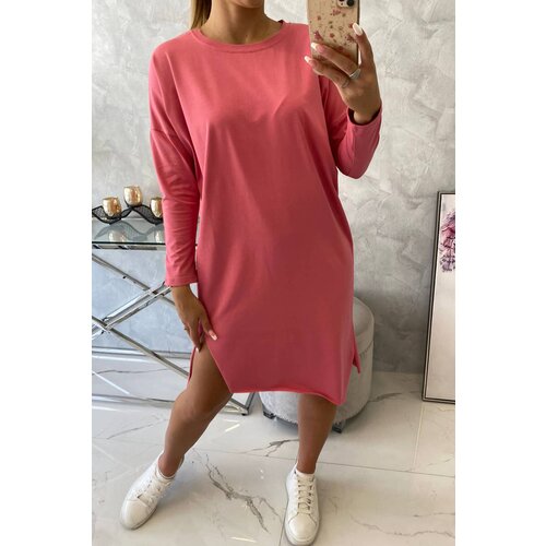 Kesi Oversize apricot dress Slike