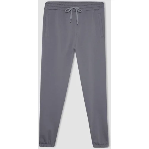 Defacto Standard Fit Stretchy Leg Thick Sweatpants