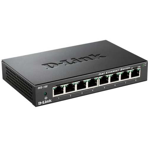 D-link switch neupravljivi,DES-108/E (metalno kući&amp;scaron;te) Slike