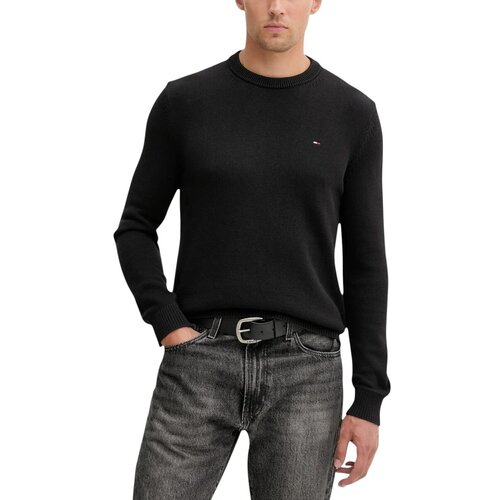 Tommy Hilfiger Puloverji TJM SLIM ESS SWEATER DM0DM21787 Črna Cene