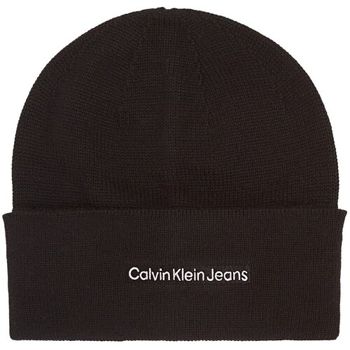 Calvin Klein Jeans Inst Embro Beanie Crna Slike