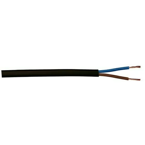 Kabel po dužnom metru (H03VVH2-F2x0,75, Crne boje)