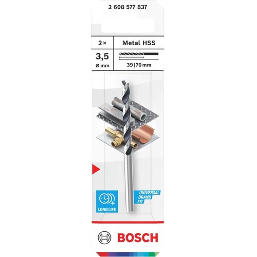 Bosch Svrdlo za metal metal HSS, 3,5 x 39 x 70 mm, prihvat CYL, 2 kom. Cijene