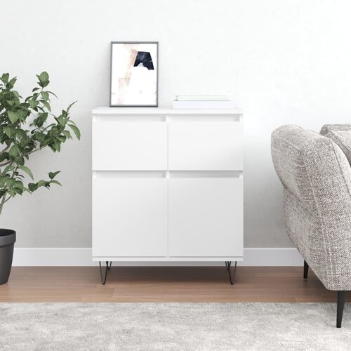 vidaXL Komoda bijela 60 x 35 x 70 cm od konstruiranog drva Cijene
