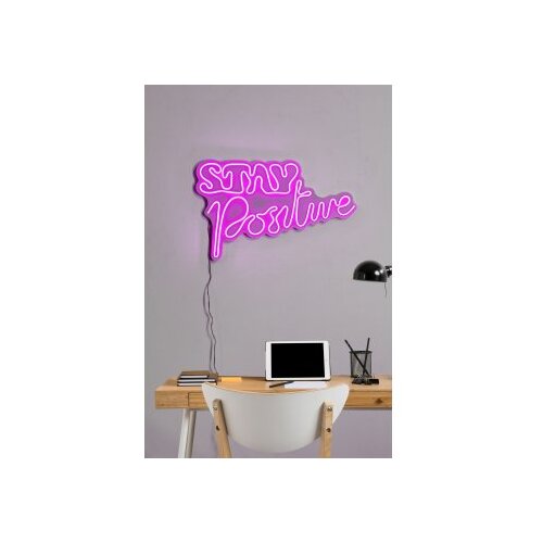 WALLXPERT dekorativna plastična led rasveta stay positive pink Cene