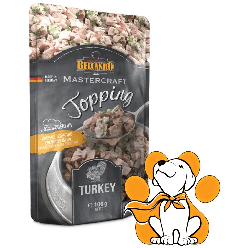 Belcando mastercraft Topping Turkey, 100g, Sočna Hrana Za Pse Sa Ćuretinom Slike