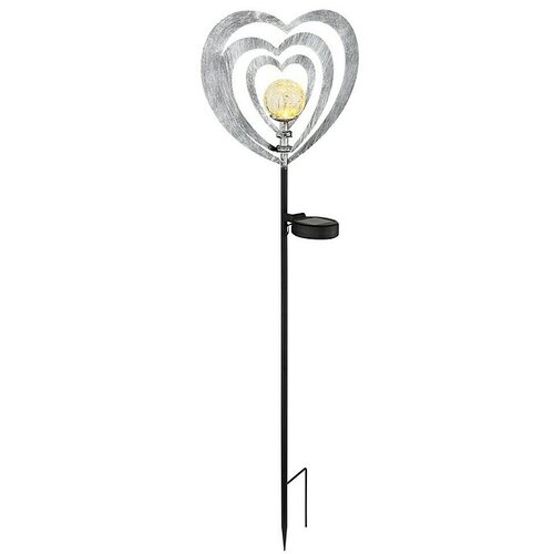 Globo 36580 - LED solarno svetlo LED/0,06W/3V IP44 srebrno srce Cene