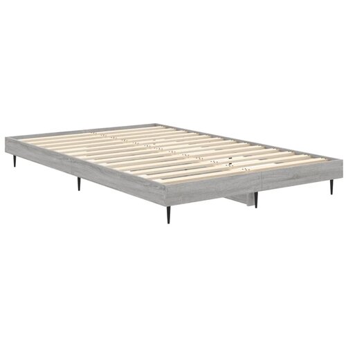  Okvir za krevet boja hrasta 120x190 cm od konstruiranog drva Slike
