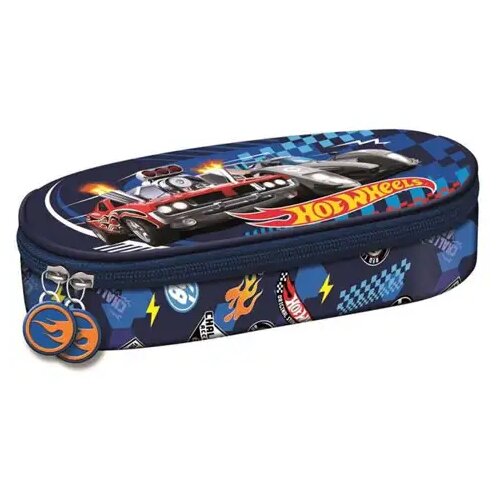 Unipap hot wheels plava ovalna pernica 20,5x5x9,5cm Cene