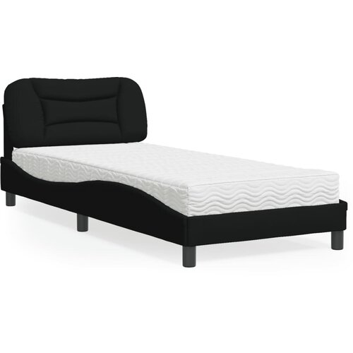  Krevet s madracem Hvar crni 90x200 cm od tkanine Cene