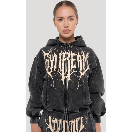 GymBeam Women&lsquo;s Abyss Hoodie Charcoal M Cene