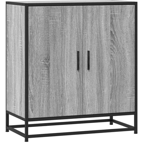 Maison Chic Komoda - Predalnik siva sonoma 68x35x76 cm inženirski les in kovina, (21720585) Cene