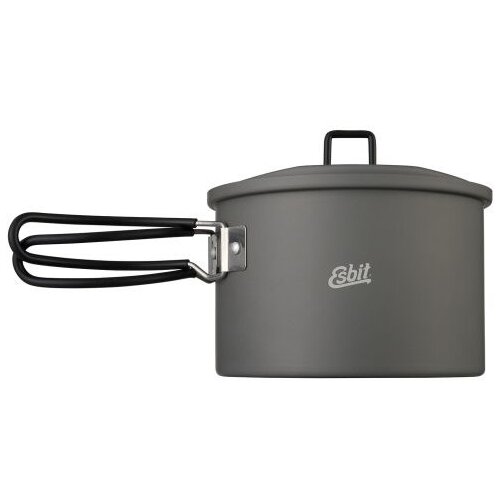 Esbit PT1600HA camping cookware Pot 1.6 L Aluminium, Black Slike