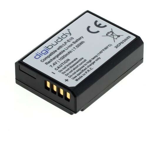 OTB baterija LP-E10 za canon eos 1100 / eos 1100D / kiss X50, 1020 mah kompatibilnost s originalnom baterijom Slike