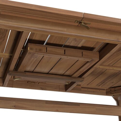 Bessagi Garden Vrtna Miza Nicola, Barva Oreha, 160-200x90 Slike