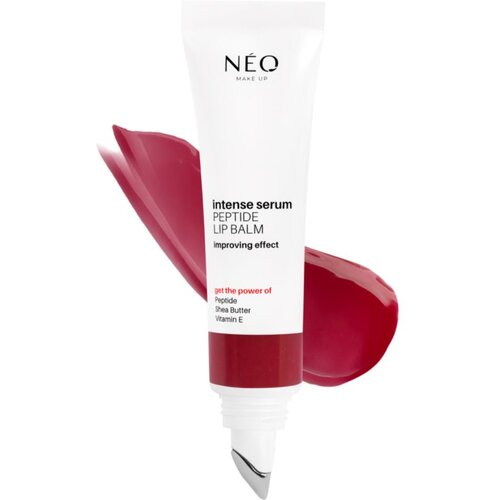 NEO MAKE UP Intense Serum Peptide Lip Balm intenzivni balzam za ustnice s peptidi odtenek 03 Perfect Berry 10 ml Slike