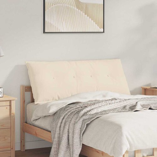 vidaXL Poglavni vzglavnik Bež 120 x 50 cm Mikrofiber tkanina Cene