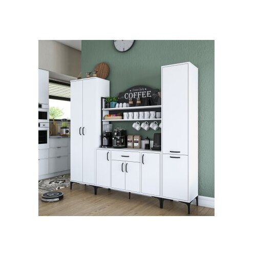 Hanah home Komoda s ladicama JE150 3082, 220x198,6x40 cm, Bijela Cene